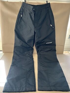 Spyder Black Insulated Ski Pants with Spider Logo